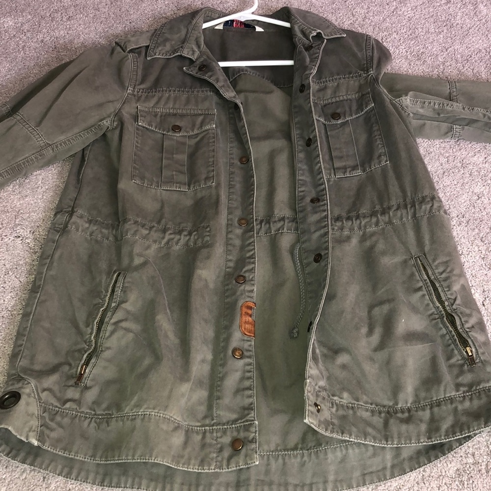 Army green jacket